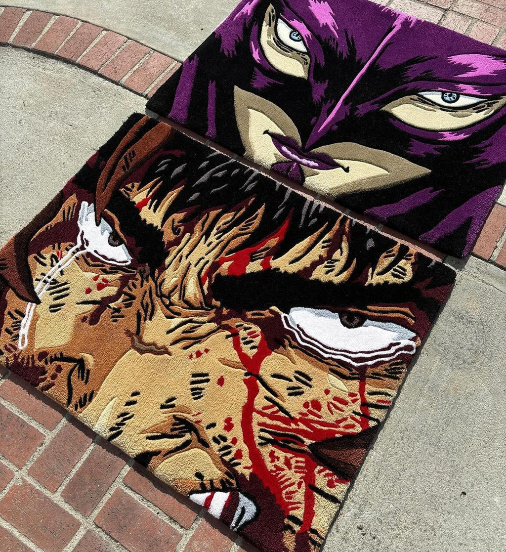 Cool Anime Hand Tufted Rug