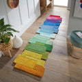 Geometric Pattern Colorful Bedside Rug
